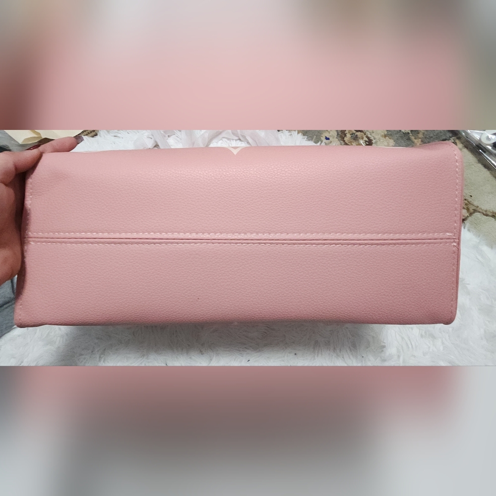 Pink Monogram on the go Tote Bag - Picture 3 of 8